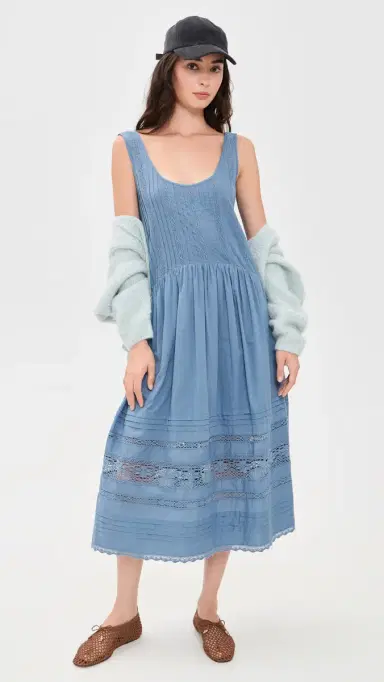 Sea Pippa Solid Tank Midi Dress | Thumbnail 5 Sea Pippa Solid Tank Midi Dress | Thumbnail 5