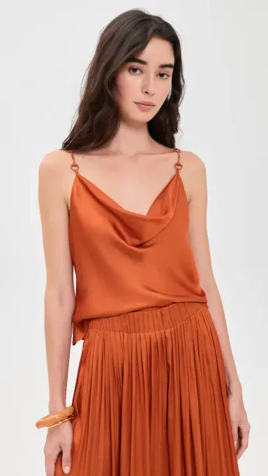 L'AGENCE Calista Cowl Cami ienna | Thumbnail 2 L'AGENCE Calista Cowl Cami ienna | Thumbnail 2
