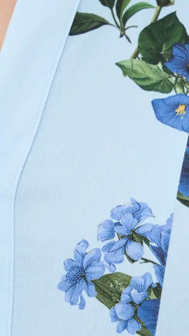 Alice + Olivia Lucy Mini Shirt Dress with Tie Belt Fly Away 2 | Thumbnail 6 Alice + Olivia Lucy Mini Shirt Dress with Tie Belt Fly Away 2 | Thumbnail 6