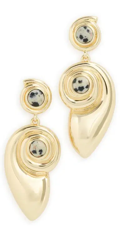 Luv AJ The Palma Shell Statement Earrings | Thumbnail 1 Luv AJ The Palma Shell Statement Earrings | Thumbnail 1