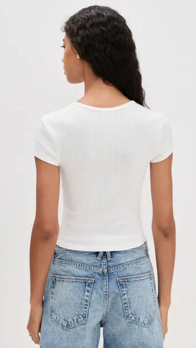 Free People Wait A inute Baby Tee Oatmeal | Thumbnail 3 Free People Wait A inute Baby Tee Oatmeal | Thumbnail 3
