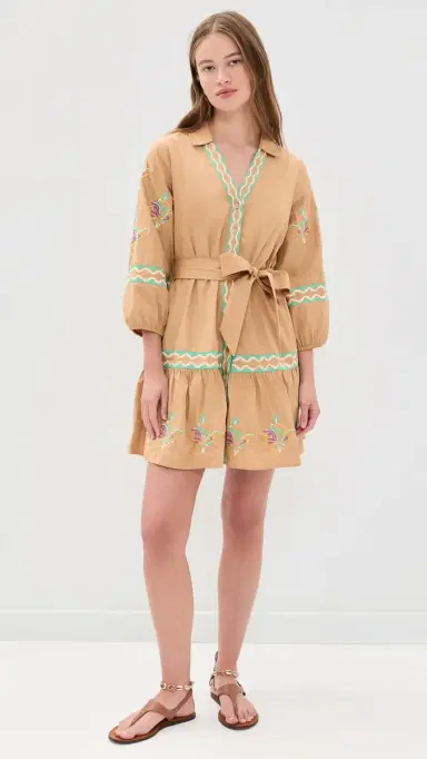 Shoshanna Ellery Dress Khaki/Multi | Thumbnail 5 Shoshanna Ellery Dress Khaki/Multi | Thumbnail 5