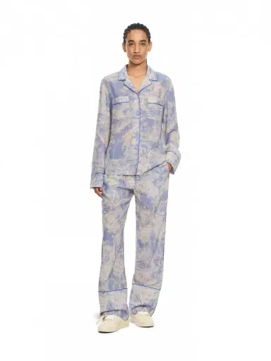 Off-White City Nature Habutai Pajama Shirt | Thumbnail 2 Off-White City Nature Habutai Pajama Shirt | Thumbnail 2
