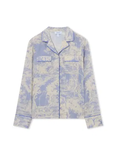 Off-White City Nature Habutai Pajama Shirt | Thumbnail 1 Off-White City Nature Habutai Pajama Shirt | Thumbnail 1