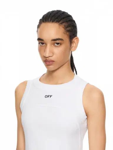 Off-White Off Stamp Rib Round Tank Top | Thumbnail 5 Off-White Off Stamp Rib Round Tank Top | Thumbnail 5