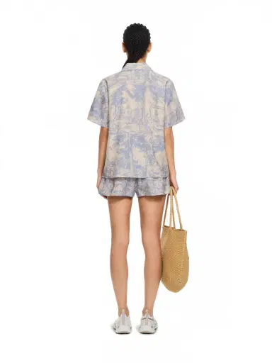 Off-White City Nature Linen Ss Pajama Shirt | Thumbnail 4 Off-White City Nature Linen Ss Pajama Shirt | Thumbnail 4