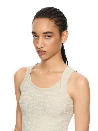 Off-White Terry Off Tank Top | Thumbnail 5 Off-White Terry Off Tank Top | Thumbnail 5