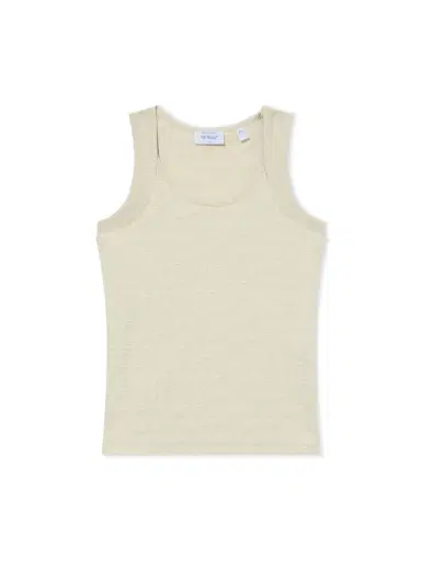 Off-White Terry Off Tank Top | Thumbnail 1 Off-White Terry Off Tank Top | Thumbnail 1