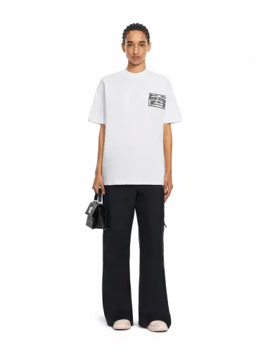 Off-White Embroidered Paisley Logo T-Shirt | Thumbnail 2 Off-White Embroidered Paisley Logo T-Shirt | Thumbnail 2