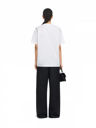 Off-White Embroidered Paisley Logo T-Shirt | Thumbnail 4 Off-White Embroidered Paisley Logo T-Shirt | Thumbnail 4
