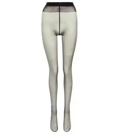 Saint Laurent Monogram crystal-embellished tights | Thumbnail 1 Saint Laurent Monogram crystal-embellished tights | Thumbnail 1