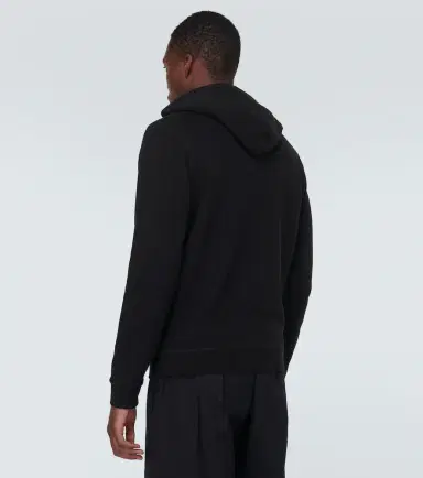 Sunspel Loopback cotton hoodie | Thumbnail 4 Sunspel Loopback cotton hoodie | Thumbnail 4