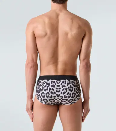 Tom Ford Leopard-print cotton-blend briefs | Thumbnail 2 Tom Ford Leopard-print cotton-blend briefs | Thumbnail 2