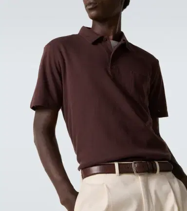 Sunspel Cotton polo shirt | Thumbnail 3 Sunspel Cotton polo shirt | Thumbnail 3