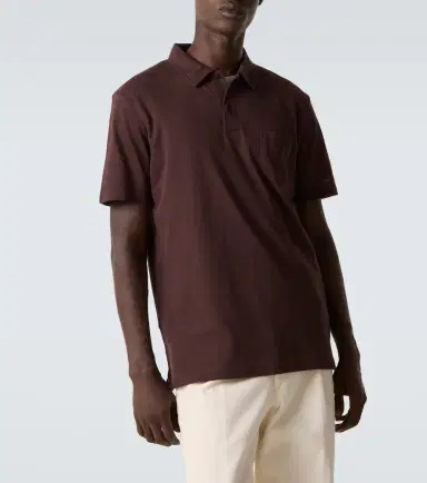 Sunspel Cotton polo shirt | Thumbnail 4 Sunspel Cotton polo shirt | Thumbnail 4