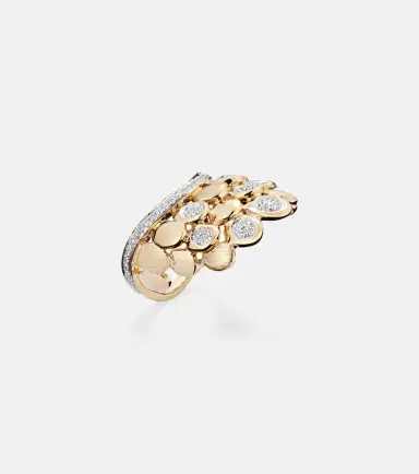Rainbow K Blossom 14kt gold pinky ring with diamonds | Thumbnail 2 Rainbow K Blossom 14kt gold pinky ring with diamonds | Thumbnail 2