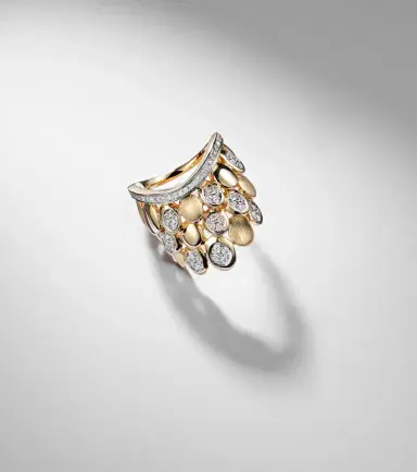 Rainbow K Blossom 14kt gold pinky ring with diamonds | Thumbnail 5 Rainbow K Blossom 14kt gold pinky ring with diamonds | Thumbnail 5