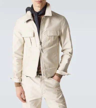Tom Ford Cotton satin blouson | Thumbnail 4 Tom Ford Cotton satin blouson | Thumbnail 4