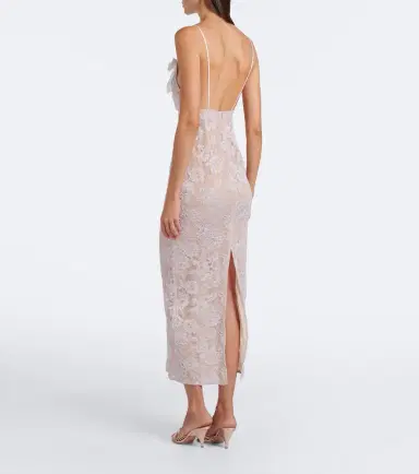 Alessandra Rich Ruffled sequined lace slip dress | Thumbnail 2 Alessandra Rich Ruffled sequined lace slip dress | Thumbnail 2