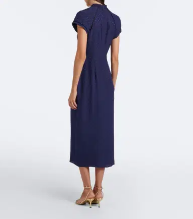 Alessandra Rich Silk jacquard midi dress | Thumbnail 3 Alessandra Rich Silk jacquard midi dress | Thumbnail 3