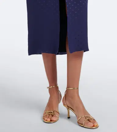 Alessandra Rich Silk jacquard midi dress | Thumbnail 4 Alessandra Rich Silk jacquard midi dress | Thumbnail 4
