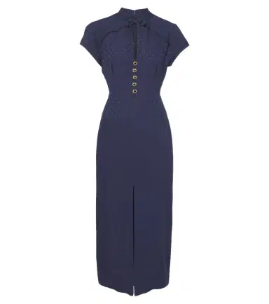 Alessandra Rich Silk jacquard midi dress | Thumbnail 1 Alessandra Rich Silk jacquard midi dress | Thumbnail 1