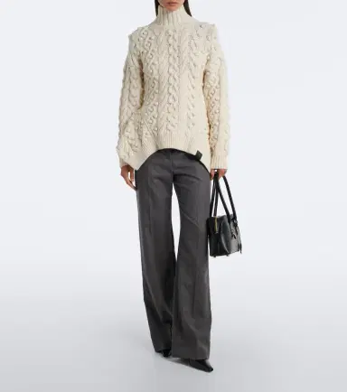 Stella McCartney Wool straight pants | Thumbnail 3 Stella McCartney Wool straight pants | Thumbnail 3