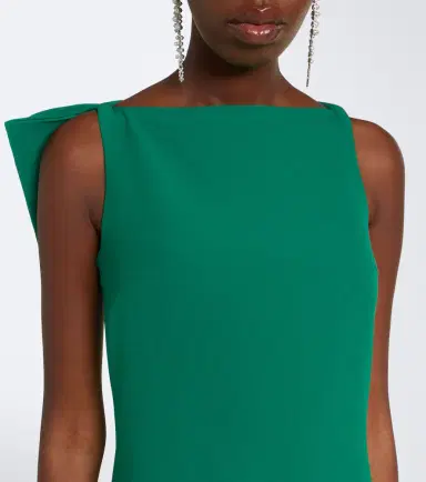 Safiyaa Mallory crêpe gown | Thumbnail 2 Safiyaa Mallory crêpe gown | Thumbnail 2