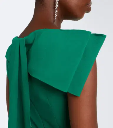 Safiyaa Mallory crêpe gown | Thumbnail 5 Safiyaa Mallory crêpe gown | Thumbnail 5