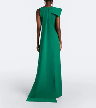 Safiyaa Mallory crêpe gown | Thumbnail 6 Safiyaa Mallory crêpe gown | Thumbnail 6