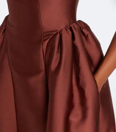 Roland Mouret Taffeta midi dress | Thumbnail 4 Roland Mouret Taffeta midi dress | Thumbnail 4