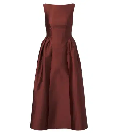 Roland Mouret Taffeta midi dress | Thumbnail 1 Roland Mouret Taffeta midi dress | Thumbnail 1