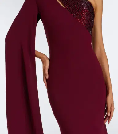 Roland Mouret Embellished caped one-shoulder gown | Thumbnail 6 Roland Mouret Embellished caped one-shoulder gown | Thumbnail 6