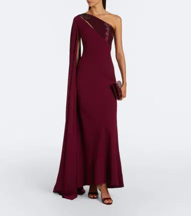 Roland Mouret Embellished caped one-shoulder gown | Thumbnail 7 Roland Mouret Embellished caped one-shoulder gown | Thumbnail 7