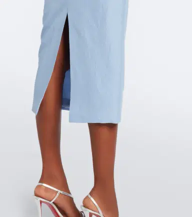 Roland Mouret Belted caped midi dress | Thumbnail 2 Roland Mouret Belted caped midi dress | Thumbnail 2