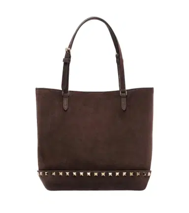 Valentino Garavani Rockstud Small suede top-handle bag | Thumbnail 1 Valentino Garavani Rockstud Small suede top-handle bag | Thumbnail 1
