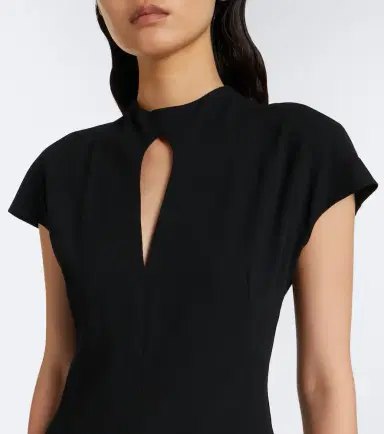 Jil Sander Cutout virgin wool minidress | Thumbnail 3 Jil Sander Cutout virgin wool minidress | Thumbnail 3