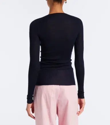 Jil Sander Ribbed-knit wool sweater | Thumbnail 2 Jil Sander Ribbed-knit wool sweater | Thumbnail 2