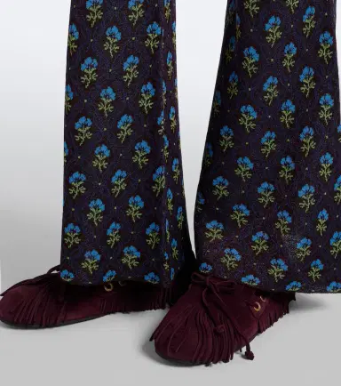 Etro Floral jacquard flared pants | Thumbnail 2 Etro Floral jacquard flared pants | Thumbnail 2