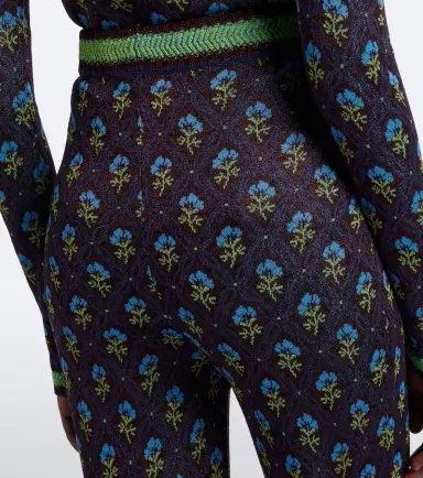 Etro Floral jacquard flared pants | Thumbnail 3 Etro Floral jacquard flared pants | Thumbnail 3