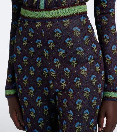 Etro Floral jacquard flared pants | Thumbnail 4 Etro Floral jacquard flared pants | Thumbnail 4