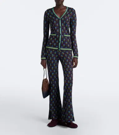 Etro Floral jacquard flared pants | Thumbnail 5 Etro Floral jacquard flared pants | Thumbnail 5