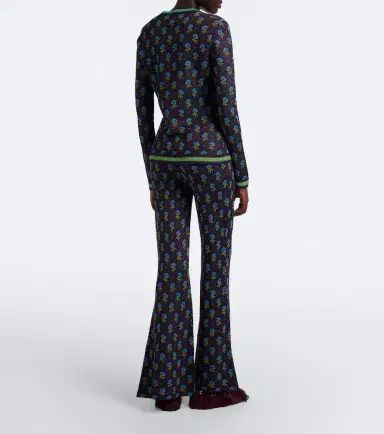 Etro Floral jacquard flared pants | Thumbnail 6 Etro Floral jacquard flared pants | Thumbnail 6