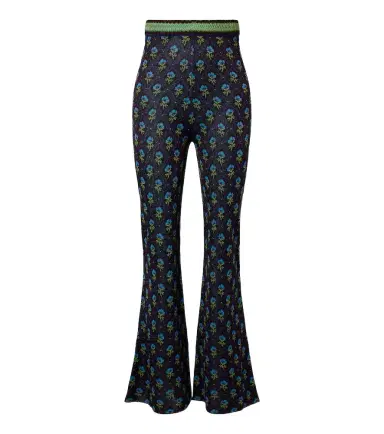 Etro Floral jacquard flared pants | Thumbnail 1 Etro Floral jacquard flared pants | Thumbnail 1