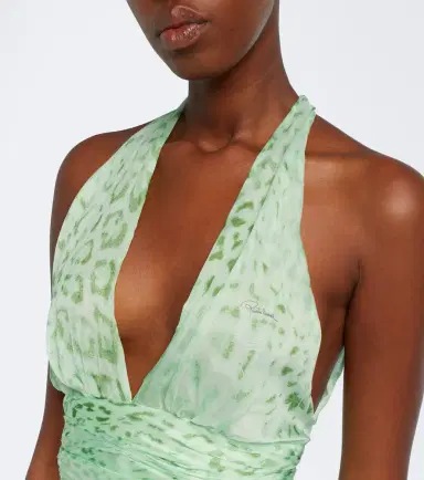 Roberto Cavalli Printed silk minidress | Thumbnail 3 Roberto Cavalli Printed silk minidress | Thumbnail 3