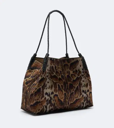 Etro Libra Large leopard-print velvet tote bag | Thumbnail 2 Etro Libra Large leopard-print velvet tote bag | Thumbnail 2