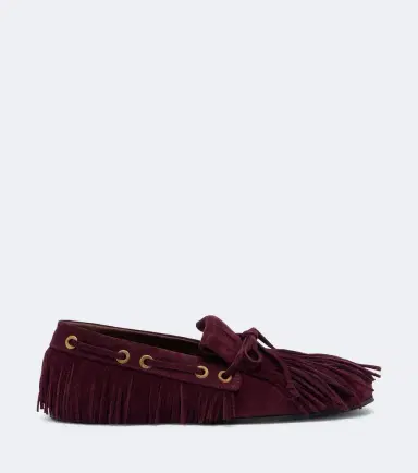 Etro Fringed suede boat shoes | Thumbnail 4 Etro Fringed suede boat shoes | Thumbnail 4