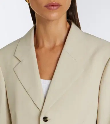 Bottega Veneta Striped wool and cotton blazer | Thumbnail 3 Bottega Veneta Striped wool and cotton blazer | Thumbnail 3