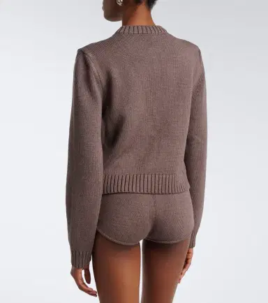 Magda Butrym Ribbed-knit cotton cardigan | Thumbnail 2 Magda Butrym Ribbed-knit cotton cardigan | Thumbnail 2