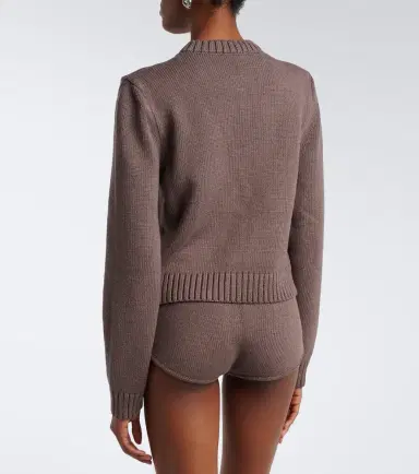 Magda Butrym Ribbed-knit cotton shorts | Thumbnail 5 Magda Butrym Ribbed-knit cotton shorts | Thumbnail 5